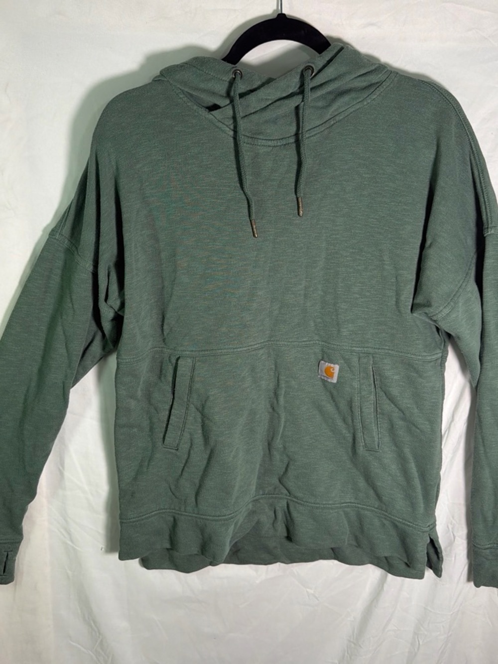 Carhartt Men's Olive Green Hooded Pullover